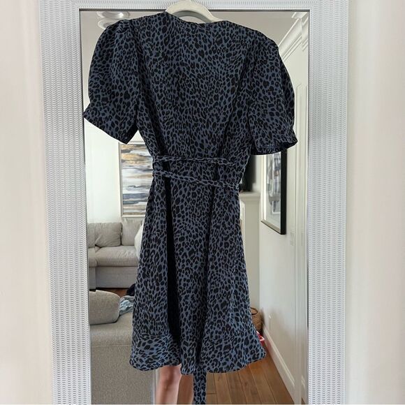 AQUA Blue Cheetah Dress - Picture 3 of 7